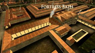 Animation of ancient Roman Fort in Caerleon Wales [upl. by Tiffanle]