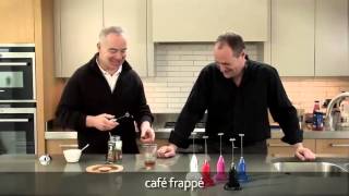 How to make a frappé coffee using an aerolatte milk frother [upl. by Ycnaffit159]