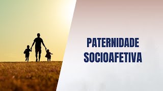 Paternidade socioafetiva [upl. by Mendes]