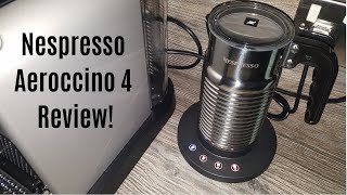 Nespresso Aeroccino 4 Milk Frother Review  Worth upgrading from the Aeroccino 3 [upl. by Enninaej]