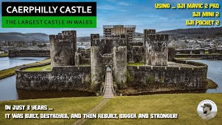 Caerphilly Castle  The Largest in Wales 2nd in Britain [upl. by Etnom]