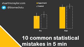 Ten Statistical Mistakes in 5 Min [upl. by Goeger568]