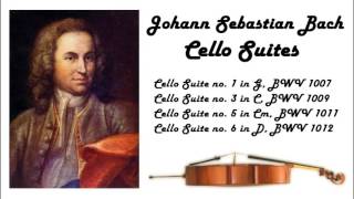 Johann Sebastian Bach  Cello suites in 432 Hz great for reading or studying [upl. by Anerak]