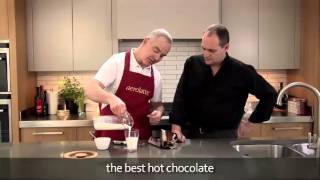 How to make a hot chocolate using an aerolatte milk frother [upl. by Annaeg133]